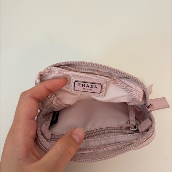 Prada - Micro Re-Nylon Pouch - Alabaster Pink Color - OS - 100% Authentic - Picture 5 of 16